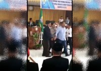 Ini Video Wabup Tolitoli Nyaris Hajar Bupati di Acara Pelantikan 