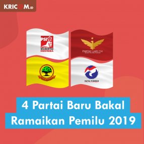 INFOGRAFIS: 4 Partai Baru Bakal Ramaikan Pemilu 2019 